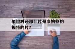爱游戏网站平台-尔照对还那什片是康拍些的视特的片？